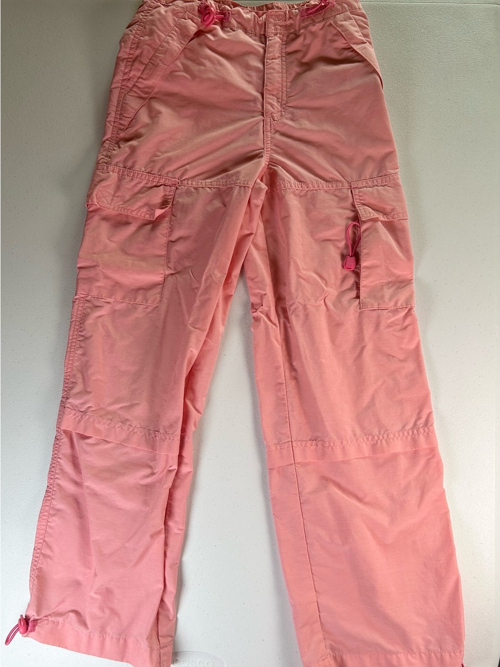 New Legends Girls Pink Cargo Pants Size 10 Gorpcore Utility Outdoor hiking